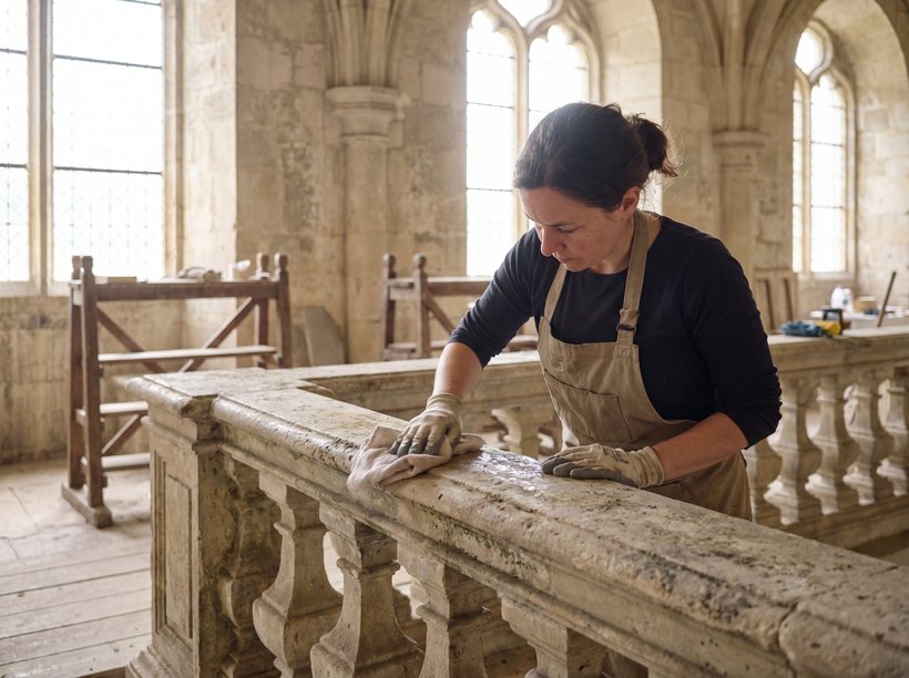 Rengøring af marmor og kalksten i historiske bygninger